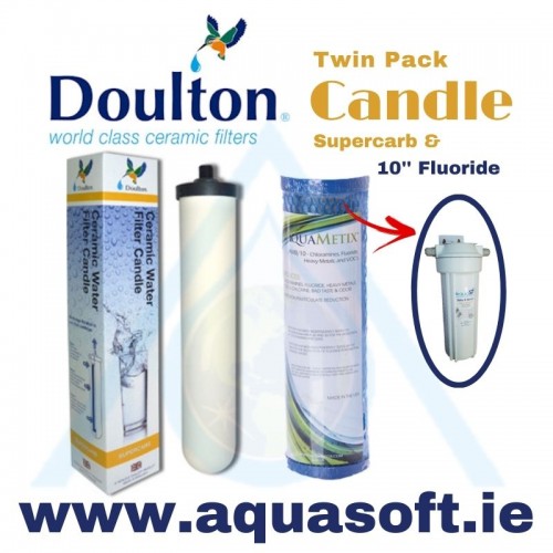 Doulton® Supercarb Candle W9122050 & 10'' Fluoride